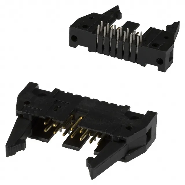 Conn Header 499786-2|TE Connectivity CONN HEADER R/A 14POS 2.54MM